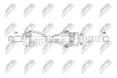 Drive Shaft NTY NPW-LR-052