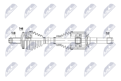Drive Shaft NTY NPW-LR-055
