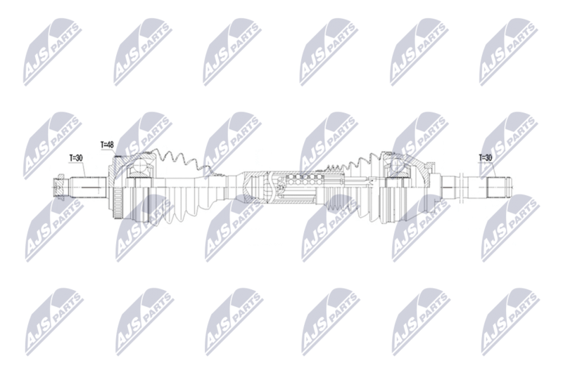 NTY NPW-LR-057 Drive Shaft