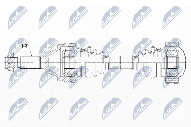 NTY NPW-MA-001 Drive Shaft