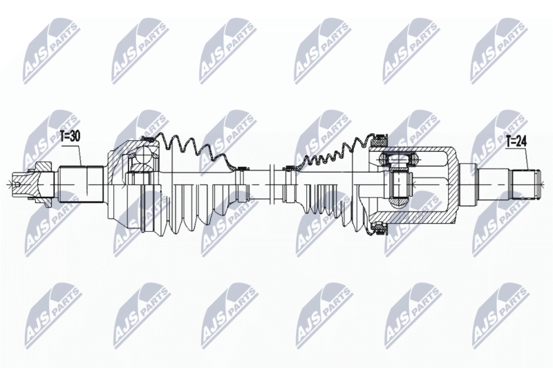 NTY NPW-MA-002 Drive Shaft