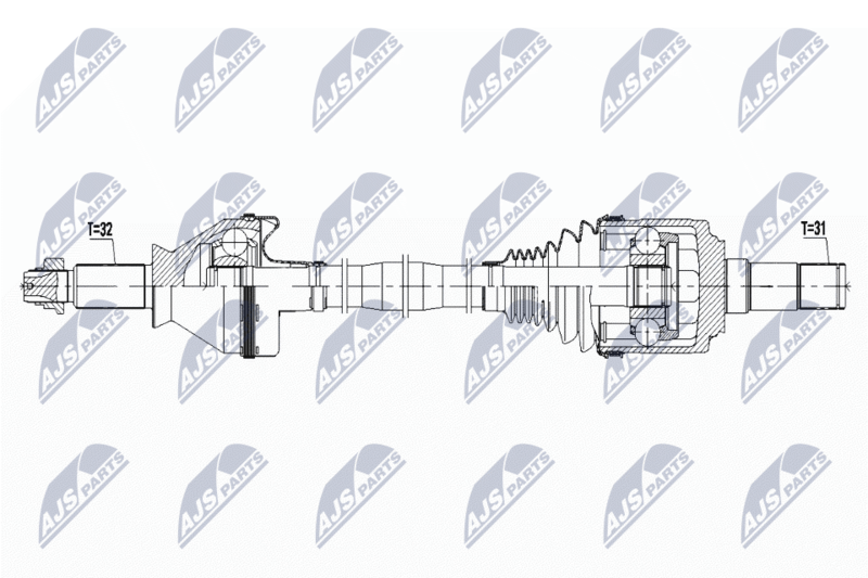 NTY NPW-MA-005 Drive Shaft