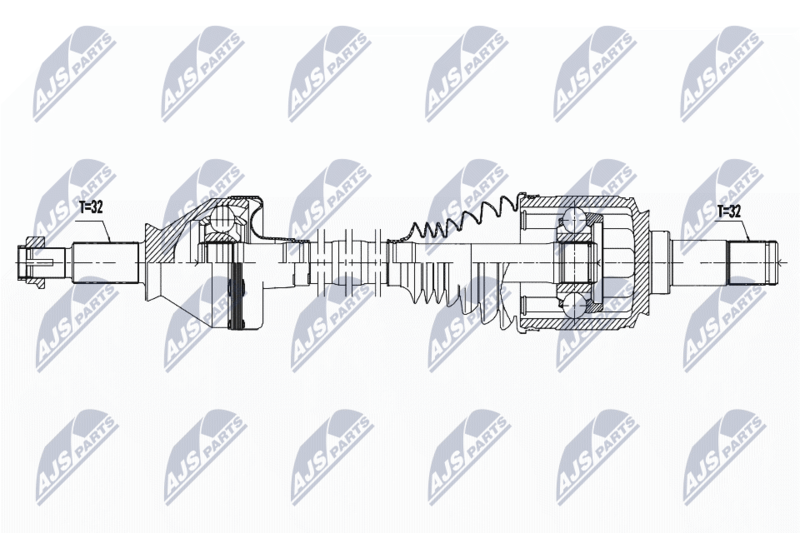 NTY NPW-MA-006 Drive Shaft
