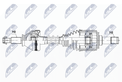 Drive Shaft NTY NPW-MA-006