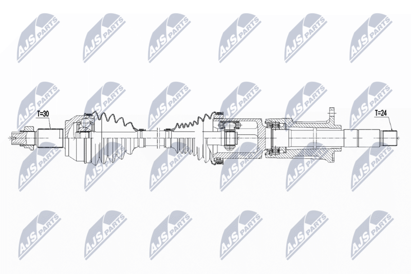 NTY NPW-MA-008 Drive Shaft