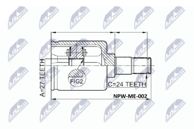 Joint Kit, drive shaft NTY NPW-ME-002