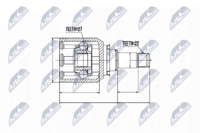Joint Kit, drive shaft NTY NPW-ME-007