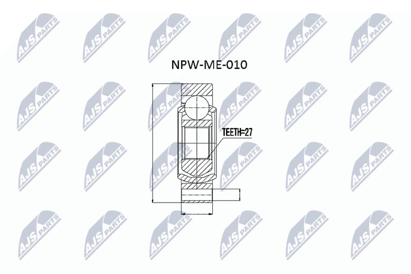 NTY NPW-ME-010 Joint Kit, drive shaft