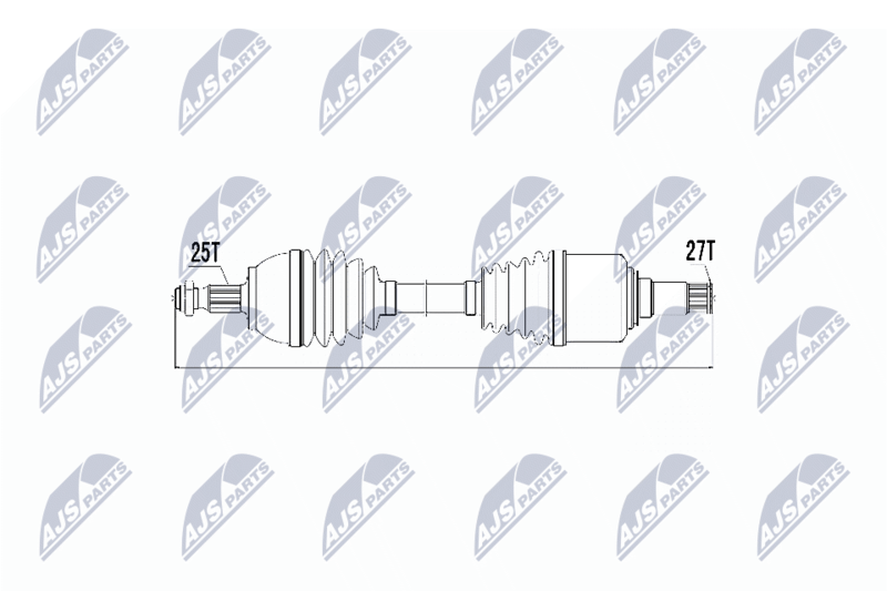 NTY NPW-ME-017 Drive Shaft