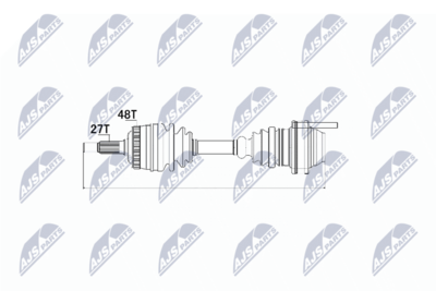 Drive Shaft NTY NPW-ME-019
