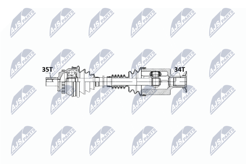 NTY NPW-ME-022 Drive Shaft