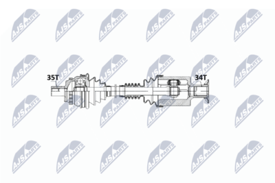 Drive Shaft NTY NPW-ME-022