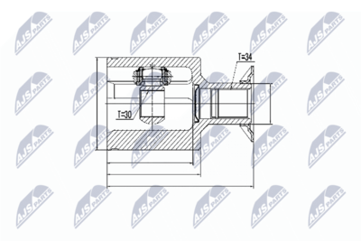 Joint Kit, drive shaft NTY NPW-ME-024