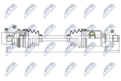 Drive Shaft NTY NPW-ME-030