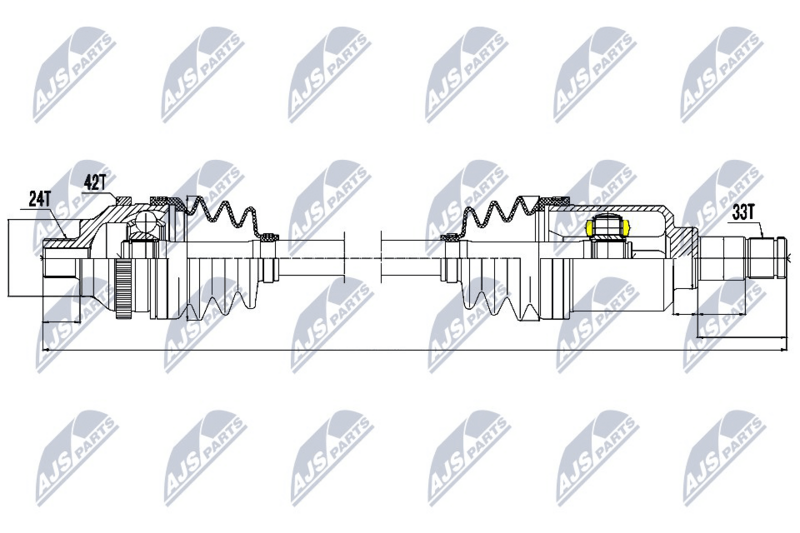 NTY NPW-ME-031 Drive Shaft