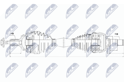 Drive Shaft NTY NPW-ME-046