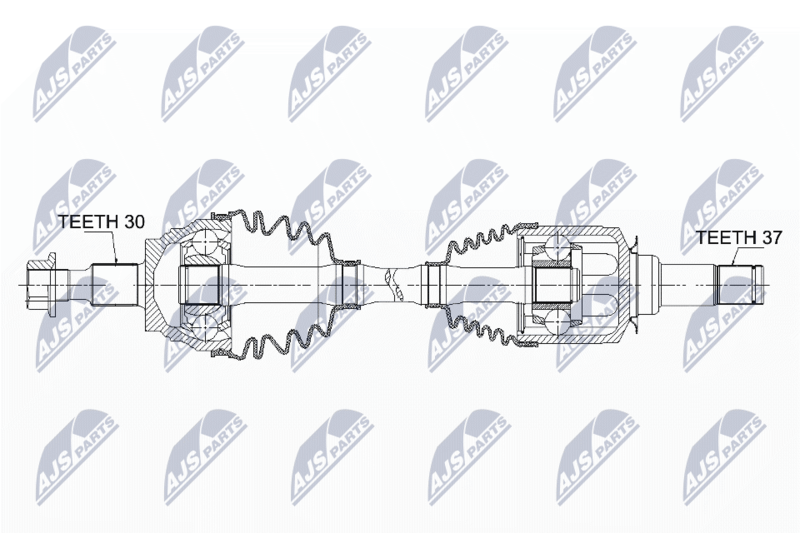 NTY NPW-ME-047 Drive Shaft