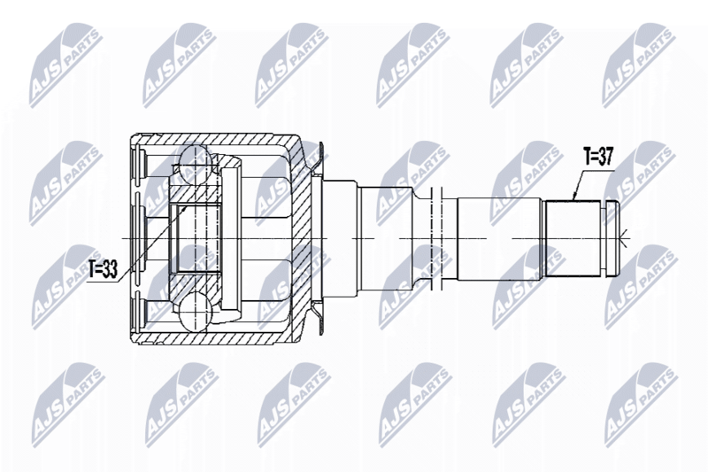 NTY NPW-ME-054 Joint Kit, drive shaft