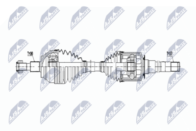 Drive Shaft NTY NPW-ME-056