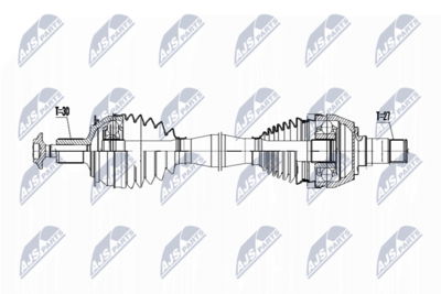 Drive Shaft NTY NPW-ME-065