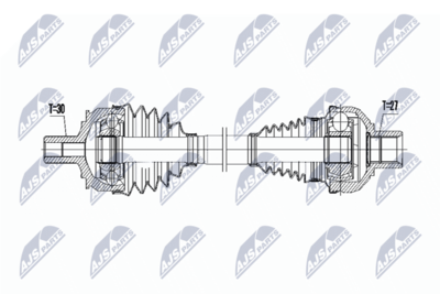 Drive Shaft NTY NPW-ME-067