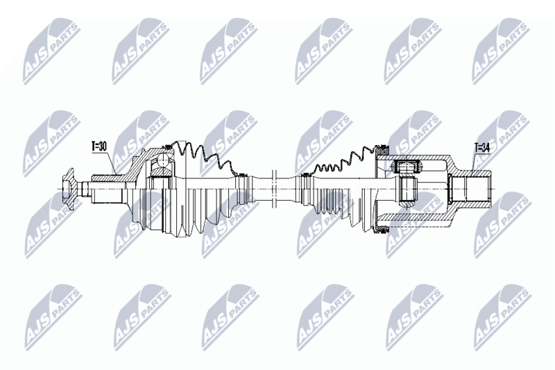NTY NPW-ME-070 Drive Shaft