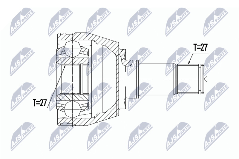 NTY NPW-ME-081 Joint Kit, drive shaft