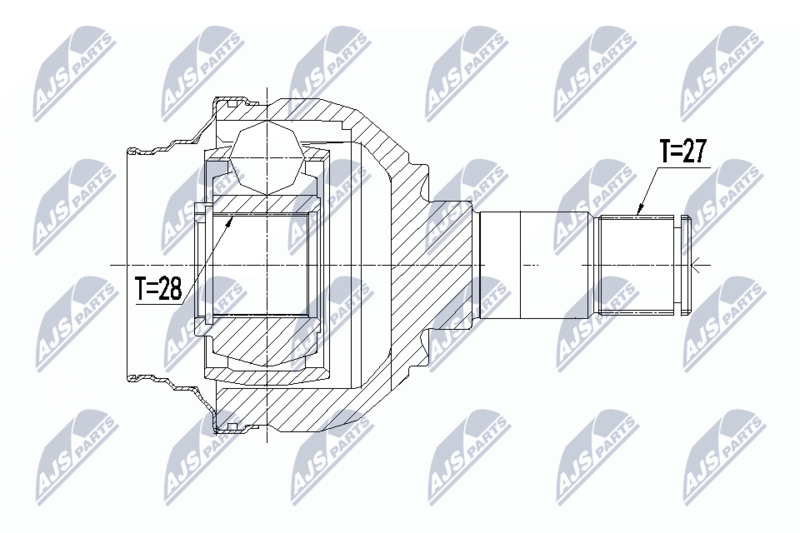NTY NPW-ME-084 Joint Kit, drive shaft