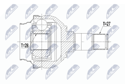 Joint Kit, drive shaft NTY NPW-ME-084