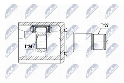 Joint Kit, drive shaft NTY NPW-ME-086