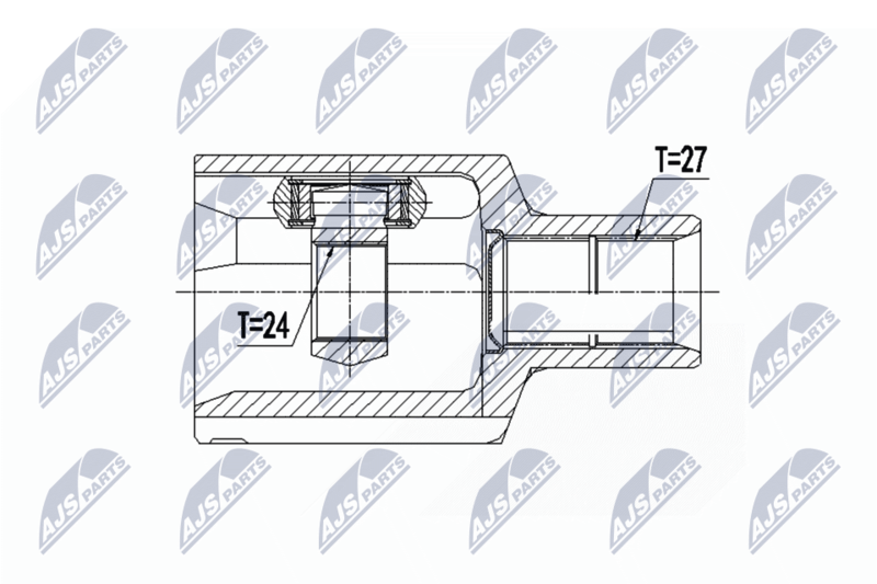 NTY NPW-ME-087 Joint Kit, drive shaft