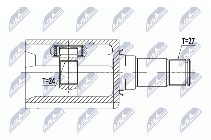 NTY NPW-ME-089 Joint Kit, drive shaft