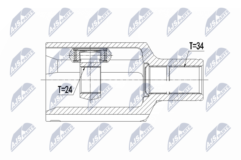 NTY NPW-ME-090 Joint Kit, drive shaft