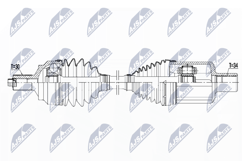 NTY NPW-ME-096 Drive Shaft