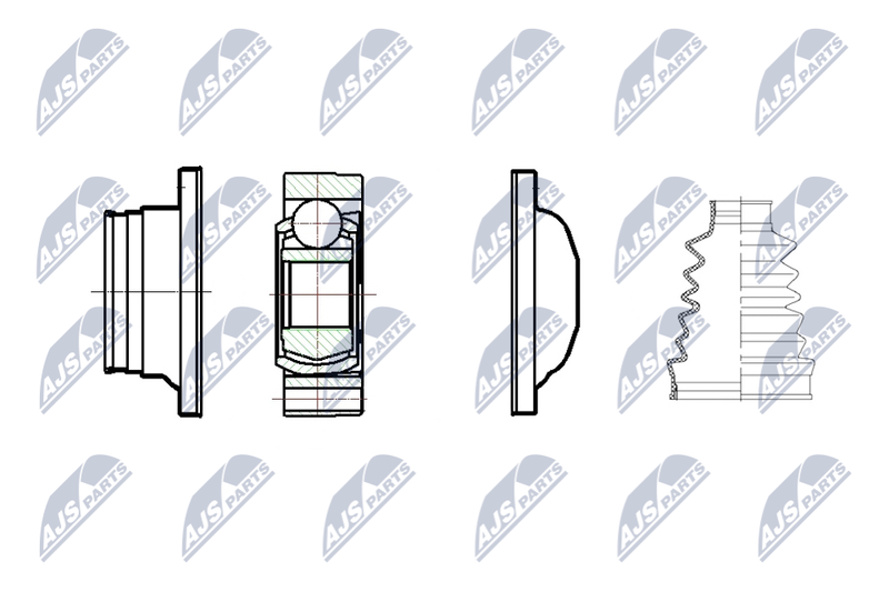 NTY NPW-ME-097 Joint Kit, drive shaft