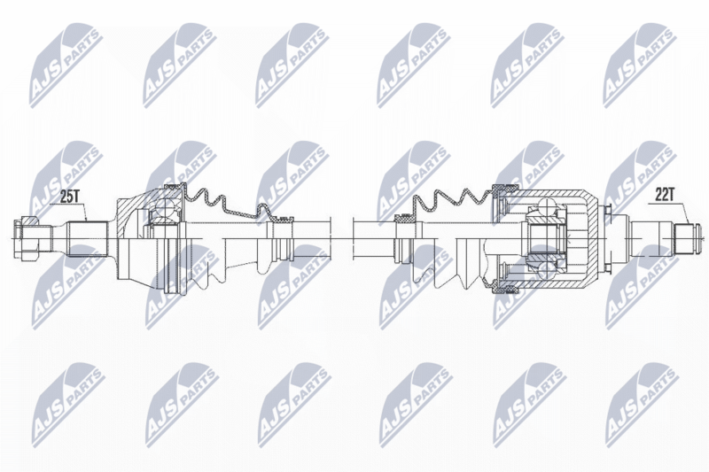 NTY NPW-ME-106 Drive Shaft