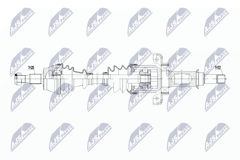NTY NPW-ME-108 Drive Shaft