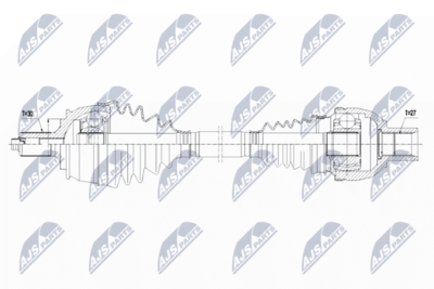 Drive Shaft NTY NPW-ME-114
