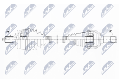 Drive Shaft NTY NPW-ME-116