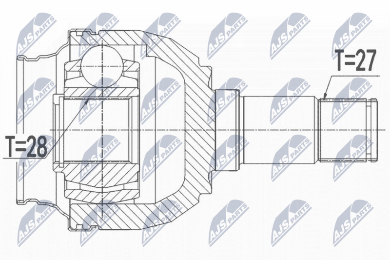 NTY NPW-ME-117 Drive Shaft