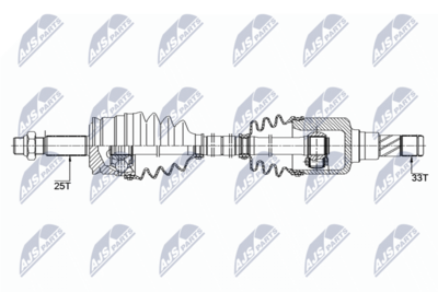 Drive Shaft NTY NPW-ME-118