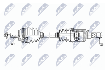 Drive Shaft NTY NPW-ME-120