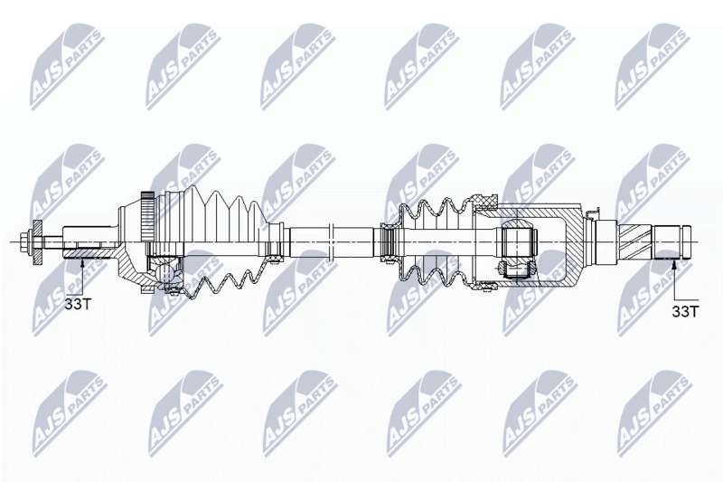 NTY NPW-ME-122 Drive Shaft
