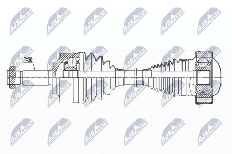 NTY NPW-ME-126 Drive Shaft