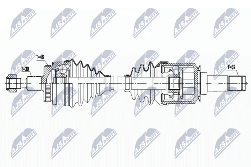 NTY NPW-ME-130 Drive Shaft