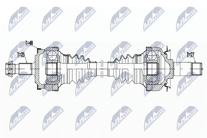 NTY NPW-ME-132 Drive Shaft
