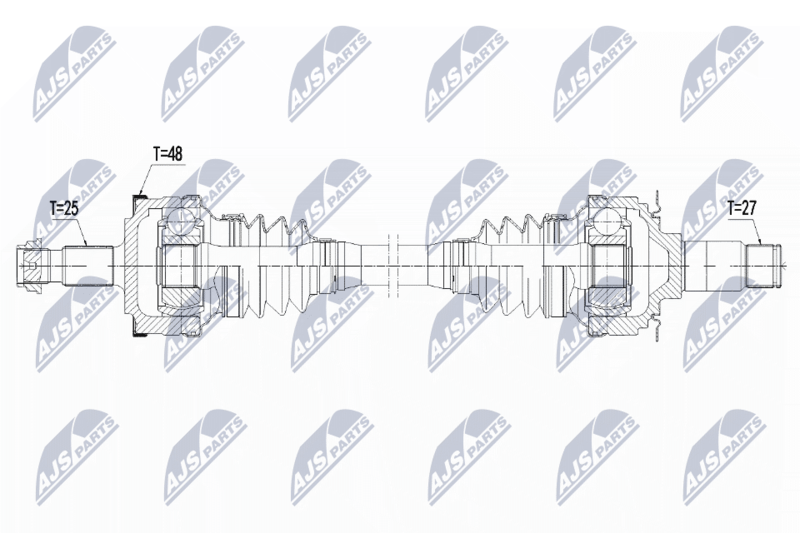 NTY NPW-ME-140 Drive Shaft