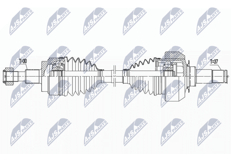 NTY NPW-ME-142 Drive Shaft