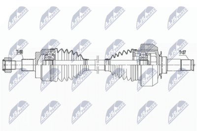 Drive Shaft NTY NPW-ME-142
