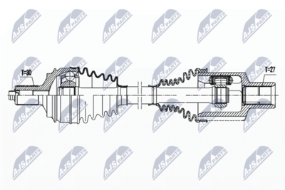 Drive Shaft NTY NPW-ME-146